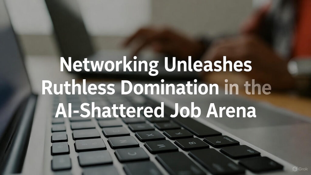 Networking Unleashes Ruthless Domination in the AI-Shattered Job Arena
